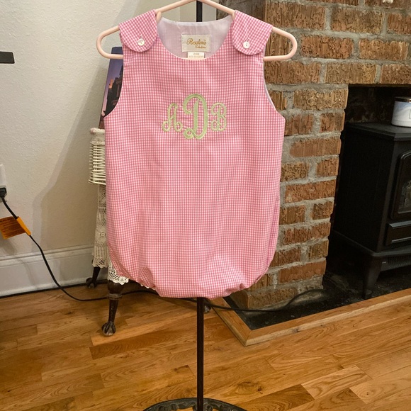 Rosalina Collection Infant Girls Monogrammed Romper size 24 months - Picture 12 of 16